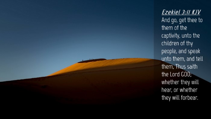 Picture 04 - Ezekiel 3:11 KJV Desktop Wallpaper - And go, get thee to them of the captivity, unto - Desktop Bible Verse Wallpaper
