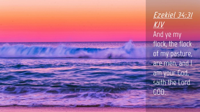 Picture 04 - Ezekiel 34:31 KJV Desktop Wallpaper - And ye my flock, the flock of my pasture, are - Desktop Bible Verse Wallpaper