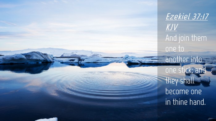 Picture 04 - Ezekiel 37:17 KJV Desktop Wallpaper - And join them one to another into one stick; and - Desktop Bible Verse Wallpaper