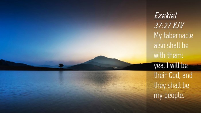Picture 04 - Ezekiel 37:27 KJV Desktop Wallpaper - My tabernacle also shall be with them: yea, I - Desktop Bible Verse Wallpaper
