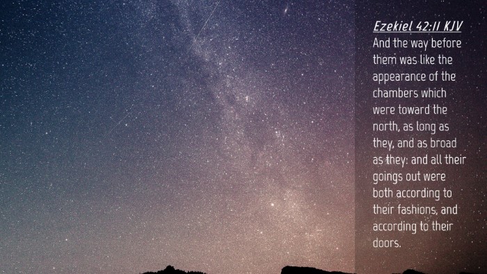 Picture 04 - Ezekiel 42:11 KJV Desktop Wallpaper - And the way before them was like the appearance - Desktop Bible Verse Wallpaper