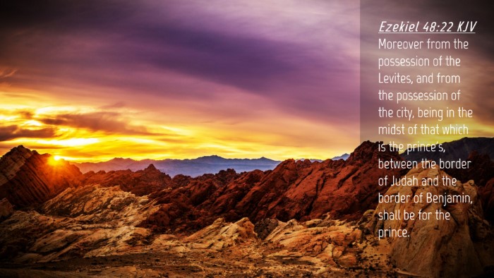Picture 04 - Ezekiel 48:22 KJV Desktop Wallpaper - Moreover from the possession of the Levites, and - Desktop Bible Verse Wallpaper