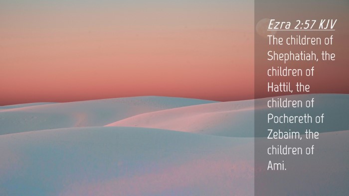 Picture 04 - Ezra 2:57 KJV Desktop Wallpaper - The children of Shephatiah, the children of - Desktop Bible Verse Wallpaper