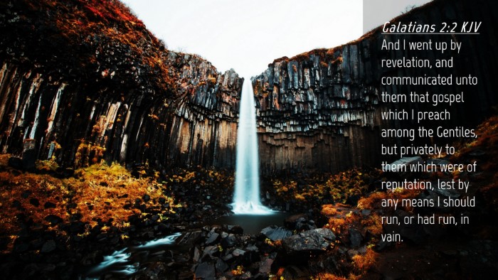 Picture 04 - Galatians 2:2 KJV Desktop Wallpaper - And I went up by revelation, and communicated - Desktop Bible Verse Wallpaper