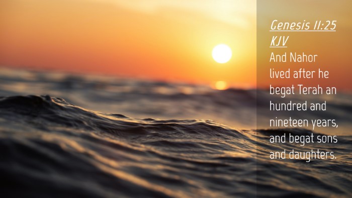 Picture 04 - Genesis 11:25 KJV Desktop Wallpaper - And Nahor lived after he begat Terah an hundred - Desktop Bible Verse Wallpaper