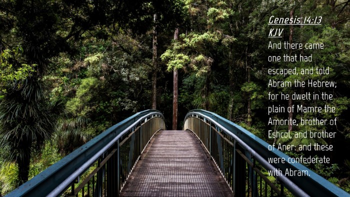 Picture 04 - Genesis 14:13 KJV Desktop Wallpaper - And there came one that had escaped, and told - Desktop Bible Verse Wallpaper