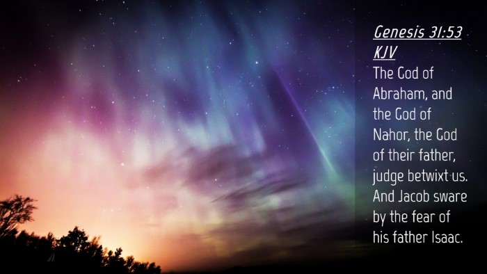 Picture 04 - Genesis 31:53 KJV Desktop Wallpaper - The God of Abraham, and the God of Nahor, the God - Desktop Bible Verse Wallpaper