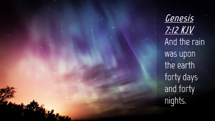 Picture 04 - Genesis 7:12 KJV Desktop Wallpaper - And the rain was upon the earth forty days and - Desktop Bible Verse Wallpaper