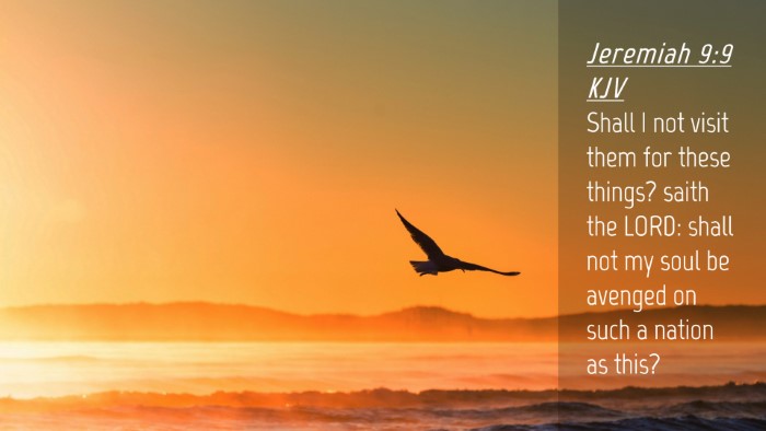 Picture 04 - Jeremiah 9:9 KJV Desktop Wallpaper - Shall I not visit them for these things? saith - Desktop Bible Verse Wallpaper