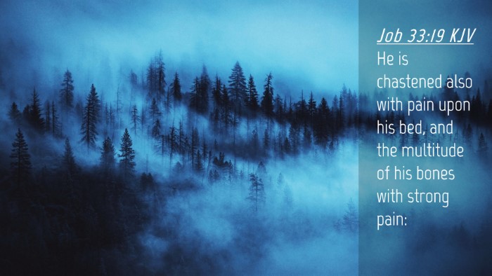 Picture 04 - Job 33:19 KJV Desktop Wallpaper - He is chastened also with pain upon his bed, and - Desktop Bible Verse Wallpaper