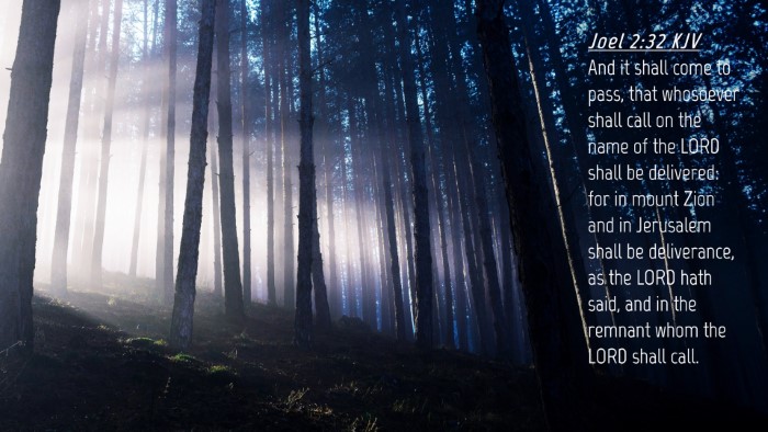 Picture 04 - Joel 2:32 KJV Desktop Wallpaper - And it shall come to pass, that whosoever shall - Desktop Bible Verse Wallpaper