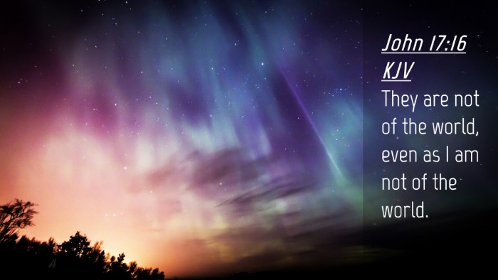 Picture 04 - John 17:16 KJV Desktop Wallpaper - They are not of the world, even as I am not of - Desktop Bible Verse Wallpaper