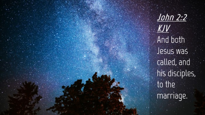 Picture 04 - John 2:2 KJV Desktop Wallpaper - And both Jesus was called, and his disciples, to - Desktop Bible Verse Wallpaper