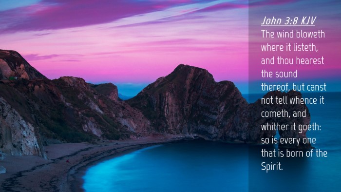 Picture 04 - John 3:8 KJV Desktop Wallpaper - The wind bloweth where it listeth, and thou - Desktop Bible Verse Wallpaper