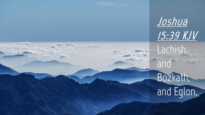 Picture 04 - Joshua 15:39 KJV Desktop Wallpaper - Lachish, and Bozkath, and - Desktop Bible Verse Wallpaper