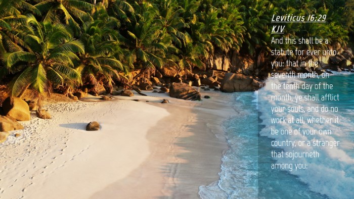 Picture 04 - Leviticus 16:29 KJV Desktop Wallpaper - And this shall be a statute for ever unto you: - Desktop Bible Verse Wallpaper