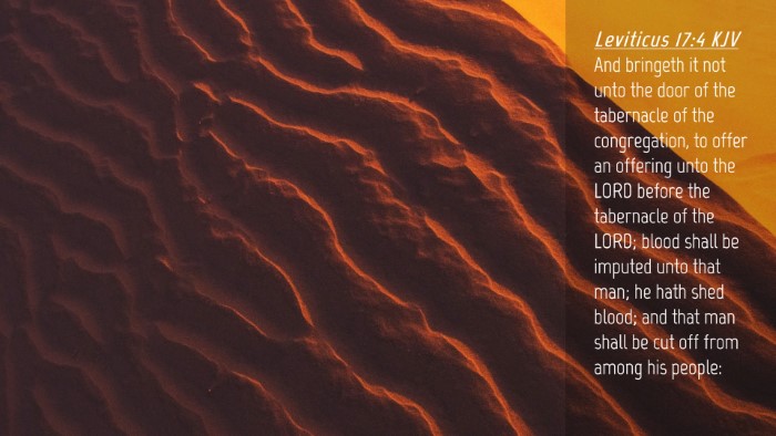 Picture 04 - Leviticus 17:4 KJV Desktop Wallpaper - And bringeth it not unto the door of the - Desktop Bible Verse Wallpaper