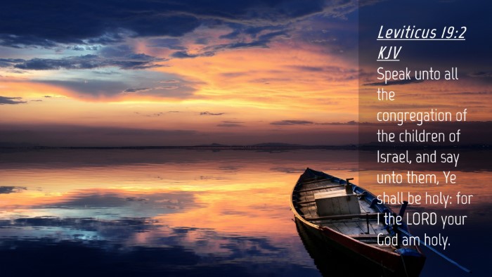 Picture 04 - Leviticus 19:2 KJV Desktop Wallpaper - Speak unto all the congregation of the children - Desktop Bible Verse Wallpaper