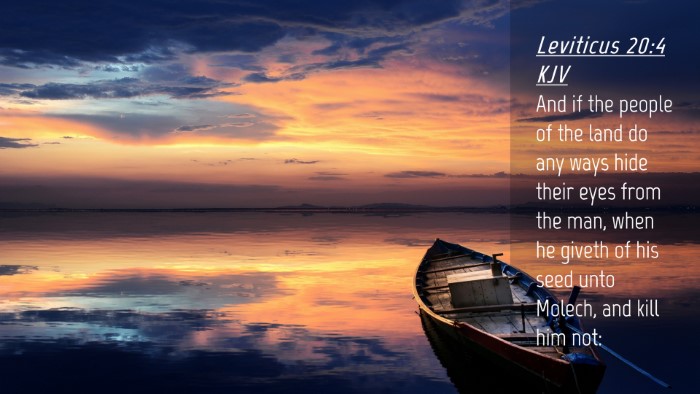 Picture 04 - Leviticus 20:4 KJV Desktop Wallpaper - And if the people of the land do any ways hide - Desktop Bible Verse Wallpaper