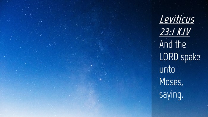 Picture 04 - Leviticus 23:1 KJV Desktop Wallpaper - And the LORD spake unto Moses, - Desktop Bible Verse Wallpaper
