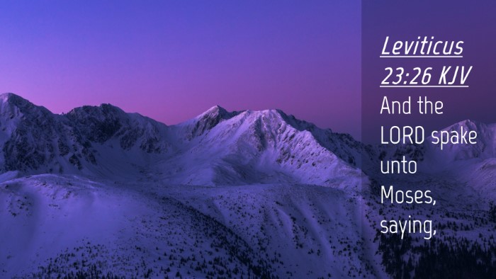 Picture 04 - Leviticus 23:26 KJV Desktop Wallpaper - And the LORD spake unto Moses, - Desktop Bible Verse Wallpaper