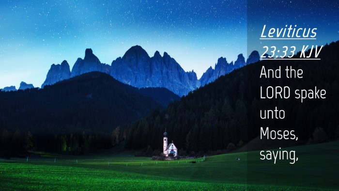 Picture 04 - Leviticus 23:33 KJV Desktop Wallpaper - And the LORD spake unto Moses, - Desktop Bible Verse Wallpaper
