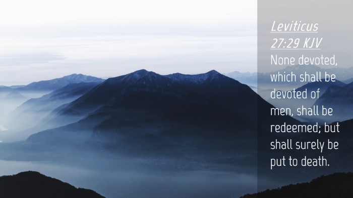Picture 04 - Leviticus 27:29 KJV Desktop Wallpaper - None devoted, which shall be devoted of men, - Desktop Bible Verse Wallpaper