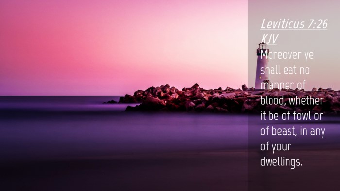 Picture 04 - Leviticus 7:26 KJV Desktop Wallpaper - Moreover ye shall eat no manner of blood, whether - Desktop Bible Verse Wallpaper