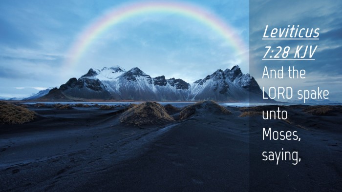Picture 04 - Leviticus 7:28 KJV Desktop Wallpaper - And the LORD spake unto Moses, - Desktop Bible Verse Wallpaper