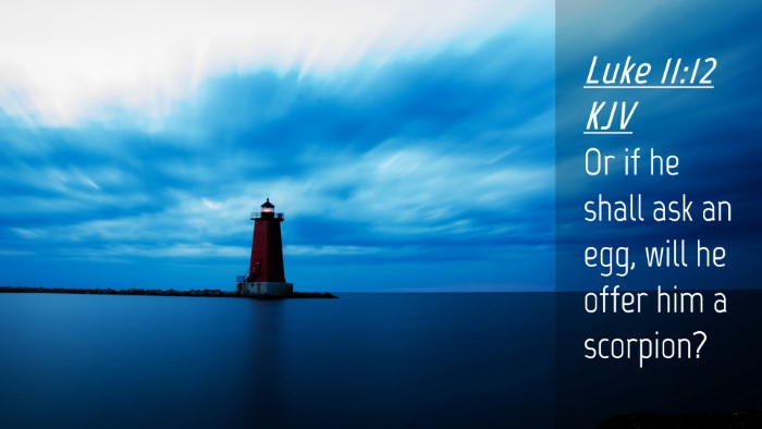 Picture 04 - Luke 11:12 KJV Desktop Wallpaper - Or if he shall ask an egg, will he offer him a - Desktop Bible Verse Wallpaper