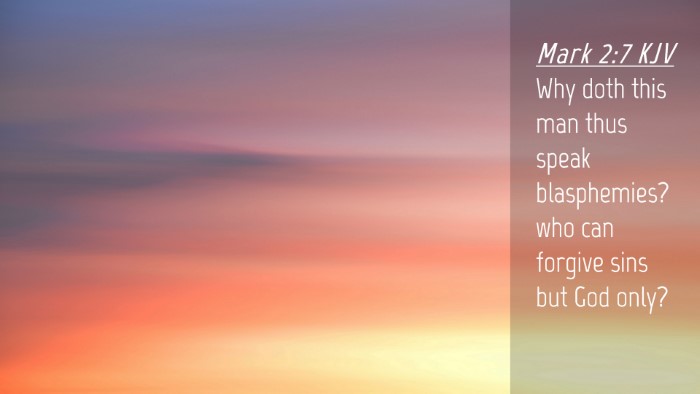 Picture 04 - Mark 2:7 KJV Desktop Wallpaper - Why doth this man thus speak blasphemies? who can - Desktop Bible Verse Wallpaper