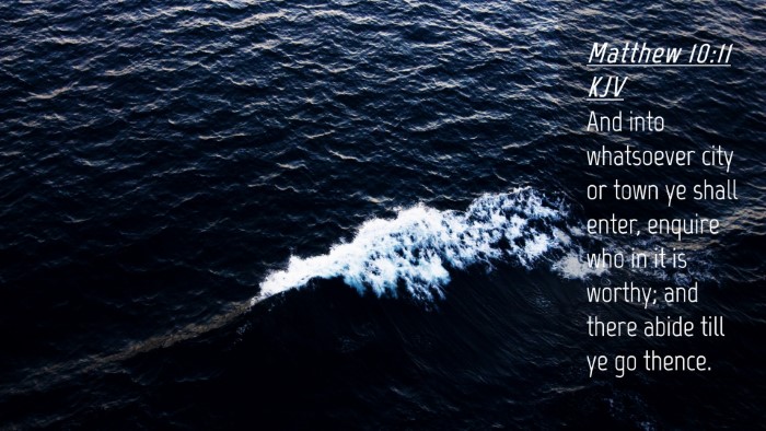 Picture 04 - Matthew 10:11 KJV Desktop Wallpaper - And into whatsoever city or town ye shall enter, - Desktop Bible Verse Wallpaper