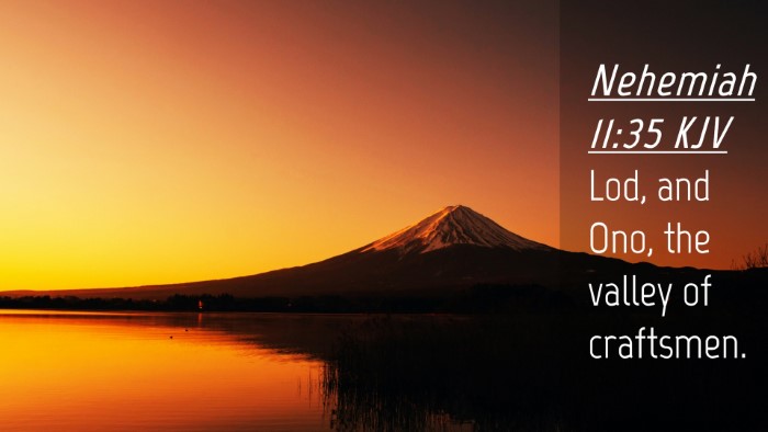 Picture 04 - Nehemiah 11:35 KJV Desktop Wallpaper - Lod, and Ono, the valley of - Desktop Bible Verse Wallpaper