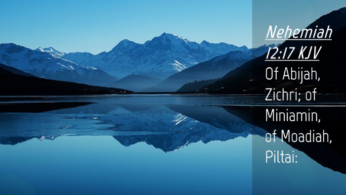 Picture 04 - Nehemiah 12:17 KJV Desktop Wallpaper - Of Abijah, Zichri; of Miniamin, of Moadiah, - Desktop Bible Verse Wallpaper
