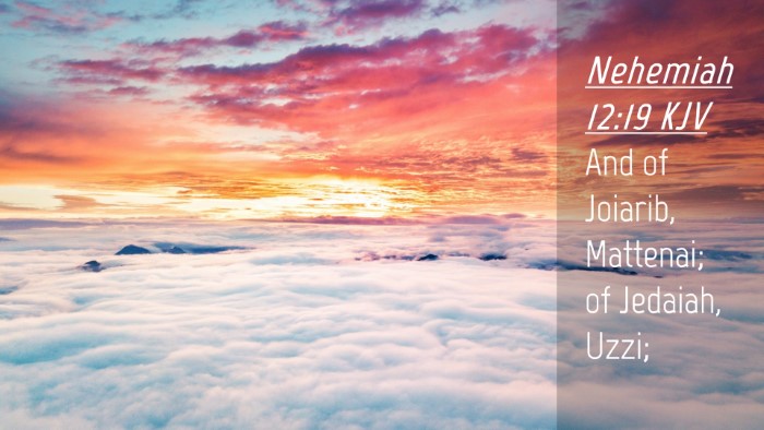 Picture 04 - Nehemiah 12:19 KJV Desktop Wallpaper - And of Joiarib, Mattenai; of Jedaiah, - Desktop Bible Verse Wallpaper