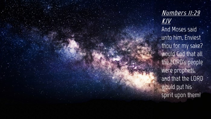 Picture 04 - Numbers 11:29 KJV Desktop Wallpaper - And Moses said unto him, Enviest thou for my - Desktop Bible Verse Wallpaper