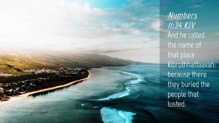 Picture 04 - Numbers 11:34 KJV Desktop Wallpaper - And he called the name of that place - Desktop Bible Verse Wallpaper