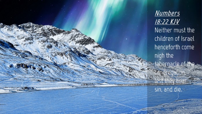 Picture 04 - Numbers 18:22 KJV Desktop Wallpaper - Neither must the children of Israel henceforth - Desktop Bible Verse Wallpaper