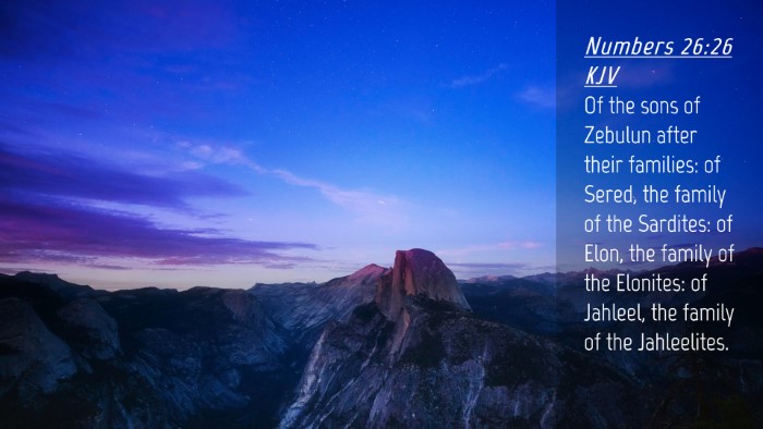 Picture 04 - Numbers 26:26 KJV Desktop Wallpaper - Of the sons of Zebulun after their families: of - Desktop Bible Verse Wallpaper