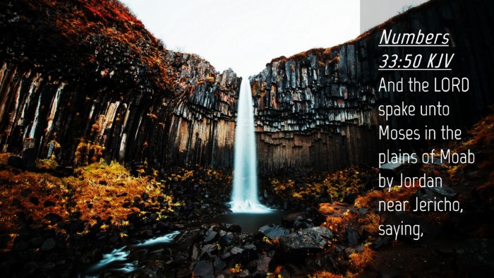 Picture 04 - Numbers 33:50 KJV Desktop Wallpaper - And the LORD spake unto Moses in the plains of - Desktop Bible Verse Wallpaper