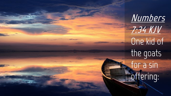 Picture 04 - Numbers 7:34 KJV Desktop Wallpaper - One kid of the goats for a sin - Desktop Bible Verse Wallpaper