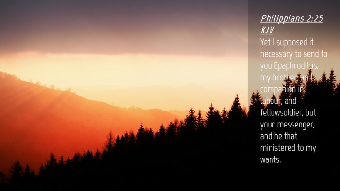 Picture 04 - Philippians 2:25 KJV Desktop Wallpaper - Yet I supposed it necessary to send to you - Desktop Bible Verse Wallpaper