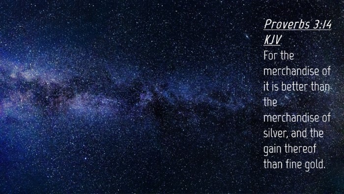 Picture 04 - Proverbs 3:14 KJV Desktop Wallpaper - For the merchandise of it is better than the - Desktop Bible Verse Wallpaper
