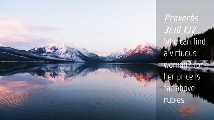 Picture 04 - Proverbs 31:10 KJV Desktop Wallpaper - Who can find a virtuous woman? for her price is - Desktop Bible Verse Wallpaper