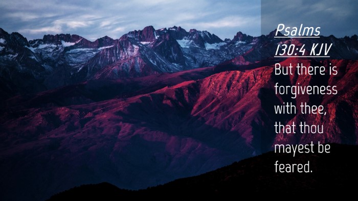 Picture 04 - Psalms 130:4 KJV Desktop Wallpaper - But there is forgiveness with thee, that thou - Desktop Bible Verse Wallpaper