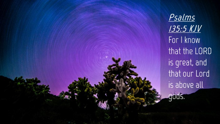 Picture 04 - Psalms 135:5 KJV Desktop Wallpaper - For I know that the LORD is great, and that our - Desktop Bible Verse Wallpaper