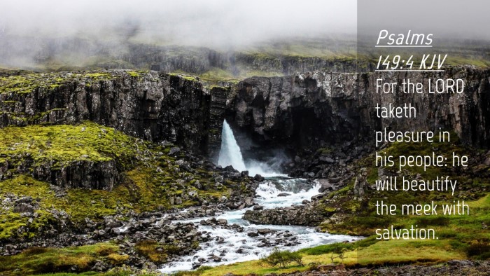 Picture 04 - Psalms 149:4 KJV Desktop Wallpaper - For the LORD taketh pleasure in his people: he - Desktop Bible Verse Wallpaper