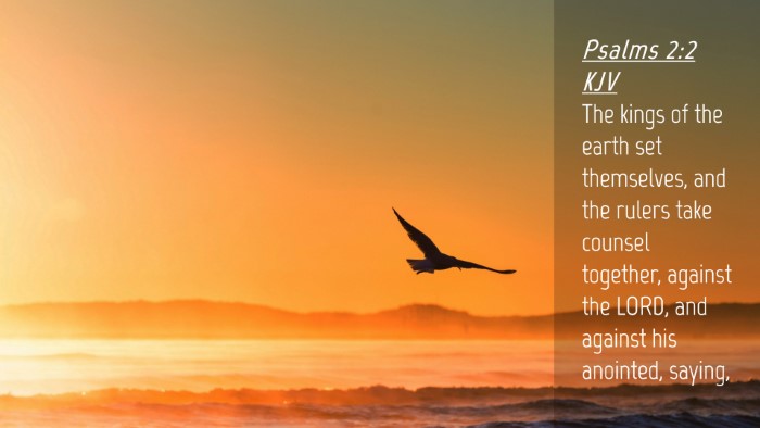 Picture 04 - Psalms 2:2 KJV Desktop Wallpaper - The kings of the earth set themselves, and the - Desktop Bible Verse Wallpaper