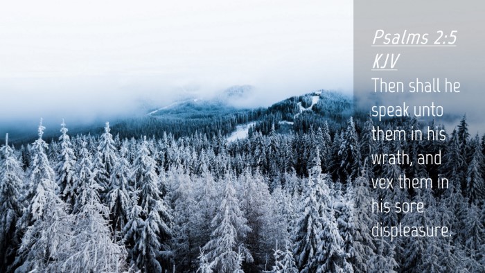 Picture 04 - Psalms 2:5 KJV Desktop Wallpaper - Then shall he speak unto them in his wrath, and - Desktop Bible Verse Wallpaper