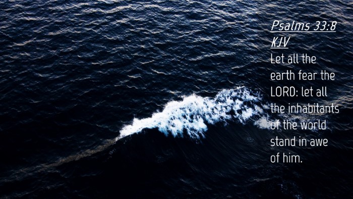 Picture 04 - Psalms 33:8 KJV Desktop Wallpaper - Let all the earth fear the LORD: let all the - Desktop Bible Verse Wallpaper